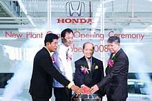 Honda weiht Werk in Thailand ein. Foto: Honda